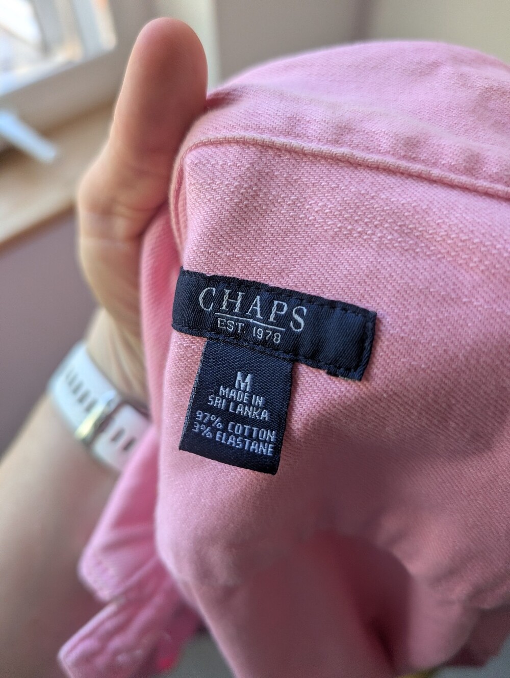 Chaps Pink Denim Jacket - Picture 2 of 5